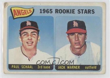 1965 Topps - [Base] #517 - 1965 Rookie Stars - Paul Schaal, Jackie Warner