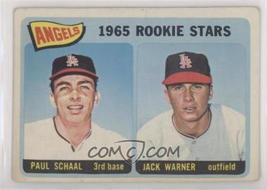 1965 Topps - [Base] #517 - 1965 Rookie Stars - Paul Schaal, Jackie Warner