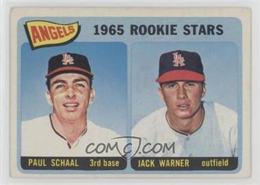 1965 Topps - [Base] #517 - 1965 Rookie Stars - Paul Schaal, Jackie Warner [Good to VG‑EX]