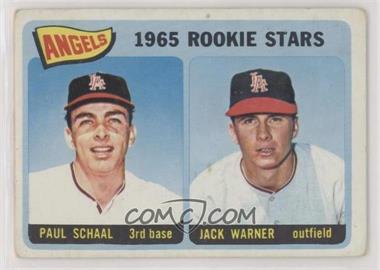 1965 Topps - [Base] #517 - 1965 Rookie Stars - Paul Schaal, Jackie Warner