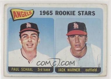 1965 Topps - [Base] #517 - 1965 Rookie Stars - Paul Schaal, Jackie Warner [Good to VG‑EX]