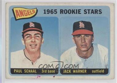 1965 Topps - [Base] #517 - 1965 Rookie Stars - Paul Schaal, Jackie Warner [Good to VG‑EX]