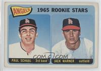 1965 Rookie Stars - Paul Schaal, Jackie Warner