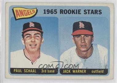 1965 Topps - [Base] #517 - 1965 Rookie Stars - Paul Schaal, Jackie Warner