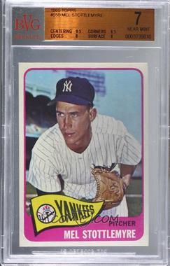 1965 Topps - [Base] #550 - High # - Mel Stottlemyre [BVG 7 NEAR MINT]