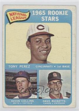 1965 Topps - [Base] #581 - High # - Tony Perez, Kevin Collins, Dave Ricketts [Good to VG‑EX]