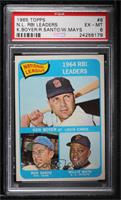 League Leaders - Ken Boyer, Ron Santo, Willie Mays [PSA 6 EX‑MT]