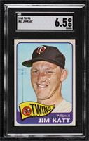 Jim Kaat (Last Name Spelled Katt on Front) [SGC 6.5 EX/NM+]