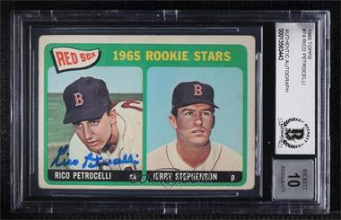 1965 Topps - [Base] #74 - 1965 Rookie Stars - Rico Petrocelli, Jerry Stephenson [BAS BGS Authentic]