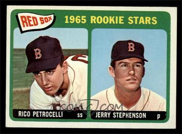 1965 Topps - [Base] #74 - 1965 Rookie Stars - Rico Petrocelli, Jerry Stephenson [EX MT]