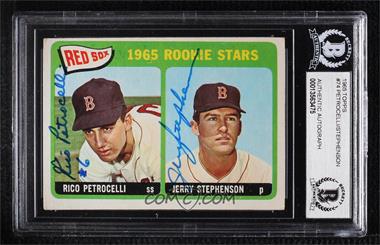 1965 Topps - [Base] #74 - 1965 Rookie Stars - Rico Petrocelli, Jerry Stephenson [BAS BGS Authentic]