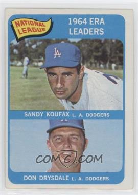 1965 Topps - [Base] #8 - League Leaders - Sandy Koufax, Don Drysdale