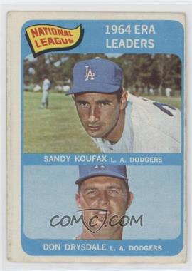 1965 Topps - [Base] #8 - League Leaders - Sandy Koufax, Don Drysdale