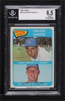 League Leaders - Sandy Koufax, Don Drysdale [BGS 6.5 EX‑MT+]