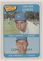 League Leaders - Sandy Koufax, Don Drysdale [Poor to Fair]