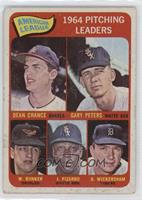 League Leaders - Dean Chance, Gary Peters, Wally Bunker, Juan Pizarro, Dave Wic…