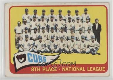 1965 Topps - [Base] #91 - Chicago Cubs Team [Poor to Fair]