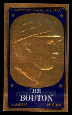 1965 Topps - Embossed #25 - Jim Bouton [EX]