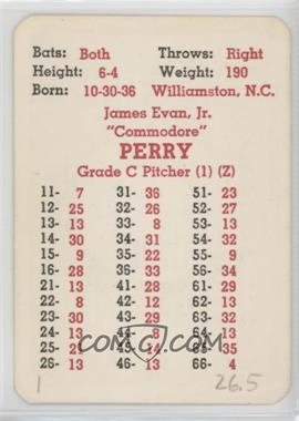 1966 APBA Baseball 1965 Season - [Base] #_JIPE.2 - Jim Perry [Poor to Fair]