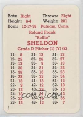 1966 APBA Baseball 1965 Season - [Base] #_ROSH - Rollie Sheldon [Poor to Fair]