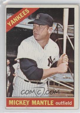 1966 O-Pee-Chee - [Base] #50 - Mickey Mantle [Good to VG‑EX]