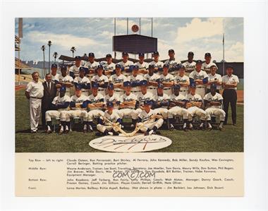 1966 Plastichrome Los Angeles Dodgers Postcards - [Base] #_LOAD - Los Angeles Dodgers