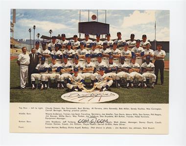 1966 Plastichrome Los Angeles Dodgers Postcards - [Base] #_LOAD - Los Angeles Dodgers