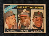 League Leaders - Roberto Clemente, Hank Aaron, Willie Mays (Called Bob Clemente…