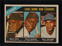 League Leaders - Willie Mays, Willie McCovey, Billy Williams [Poor to …