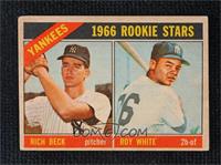 1966 Rookie Stars - Rich Beck, Roy White [Poor to Fair]