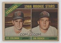 1966 Rookie Stars - Joe Coleman, Jim French