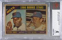 1966 Rookie Stars - Cleon Jones, Dick Selma [BVG 4 VG‑EX]