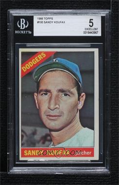 1966 Topps - [Base] #100 - Sandy Koufax [BGS 5 EXCELLENT]