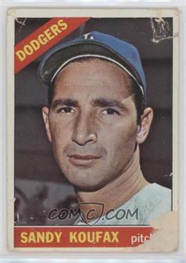 1966 Topps - [Base] #100 - Sandy Koufax [Poor to Fair]