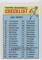 Checklist - 2nd Series (115: Bill Henry)