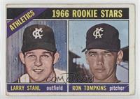 1966 Rookie Stars - Larry Stahl, Ron Tompkins [COMC RCR Poor]