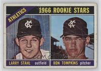 1966 Rookie Stars - Larry Stahl, Ron Tompkins [COMC RCR Poor]