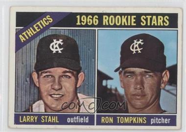 1966 Topps - [Base] #107 - 1966 Rookie Stars - Larry Stahl, Ron Tompkins [Good to VG‑EX]