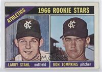 1966 Rookie Stars - Larry Stahl, Ron Tompkins [Good to VG‑EX]