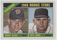 1966 Rookie Stars - Brant Alyea, Pete Craig [Poor to Fair]