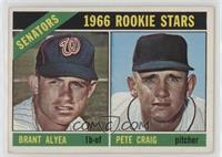 1966 Rookie Stars - Brant Alyea, Pete Craig