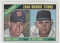 1966 Rookie Stars - Brant Alyea, Pete Craig [Good to VG‑EX]
