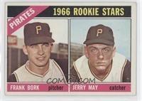 1966 Rookie Stars - Frank Bork, Jerry May [Noted]