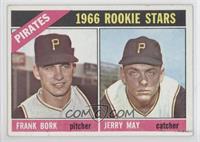 1966 Rookie Stars - Frank Bork, Jerry May