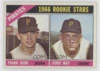 1966 Rookie Stars - Frank Bork, Jerry May [Poor to Fair]