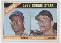 1966 Rookie Stars - Byron Browne, Don Young [Good to VG‑EX]