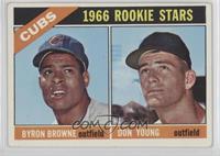 1966 Rookie Stars - Byron Browne, Don Young [Poor to Fair]