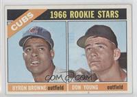 1966 Rookie Stars - Byron Browne, Don Young