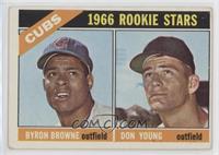 1966 Rookie Stars - Byron Browne, Don Young