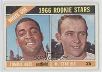 1966 Rookie Stars - Tommie Agee, Marv Staehle [Good to VG‑EX]